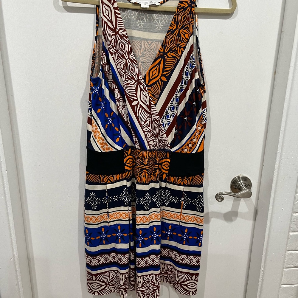 Diane Von Furstenberg Multicolor Patterned Dress
